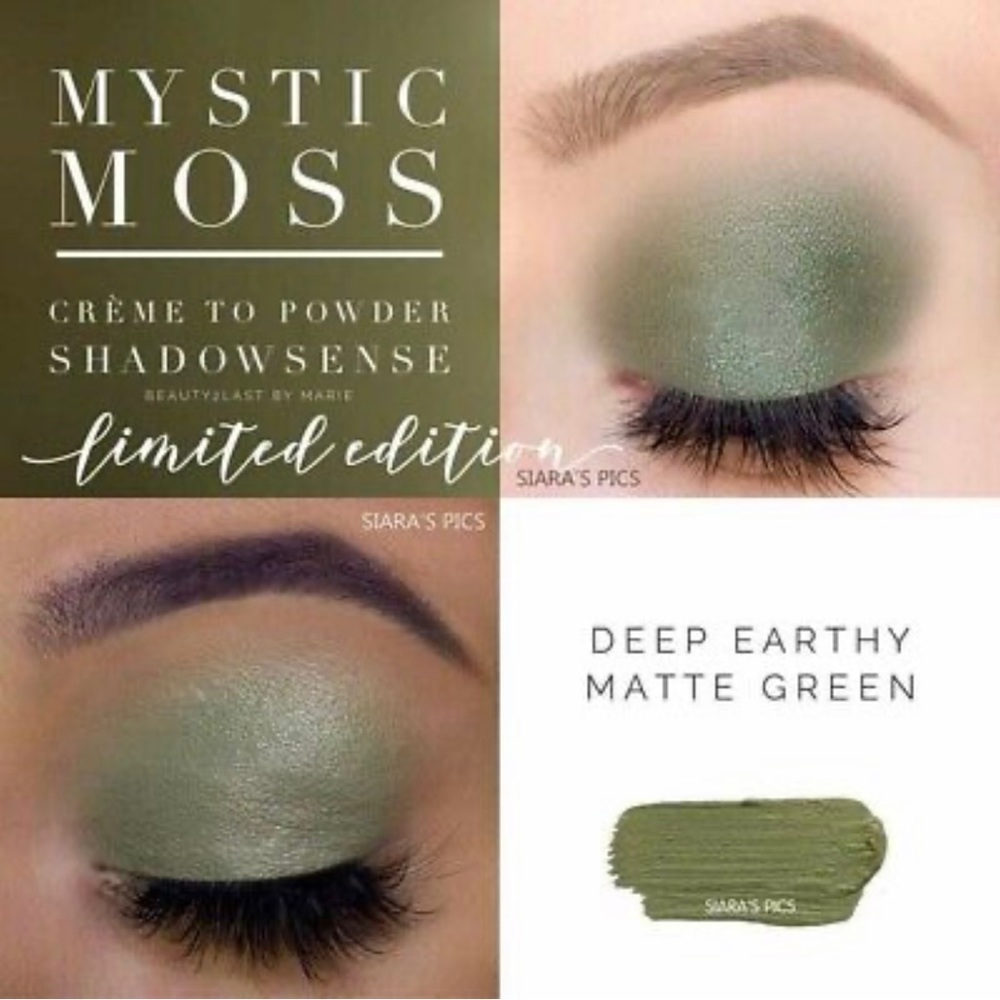 Mystic Moss ShadowSense- green creamy shadow, great for blending and accenting!